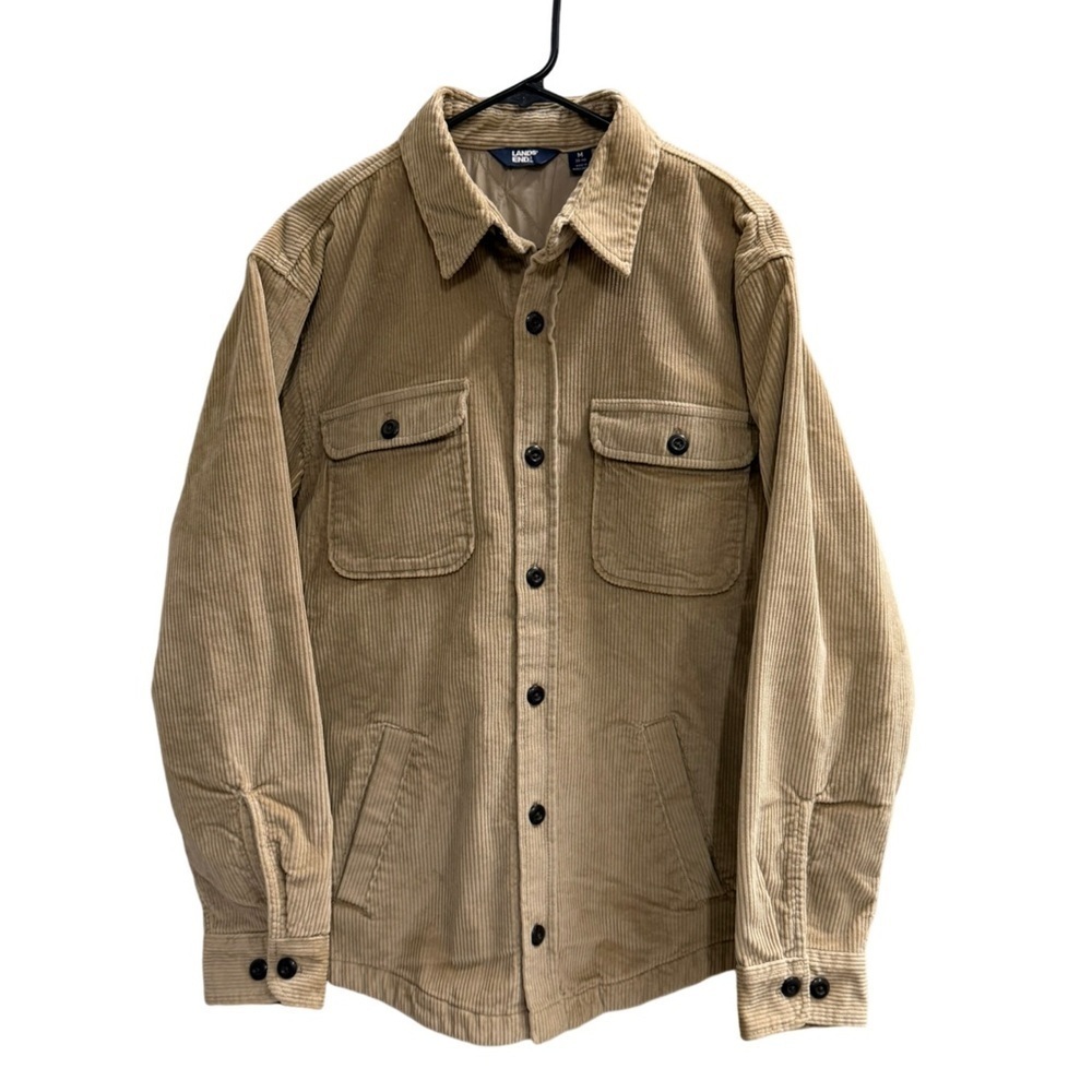 LANDS END Corduroy Chore Jacket Size Medium